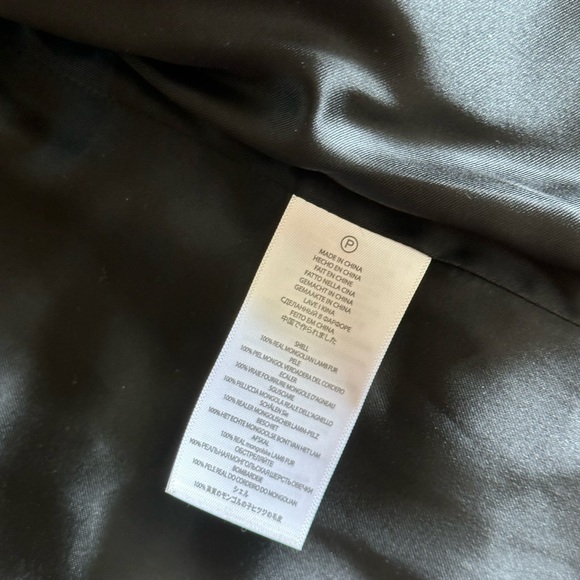 SOLDNew MICHAEL Michael KORS 100% Real Mongolian Shaggy Curly Lamb fur VEST .s S - Picture 13 of 13